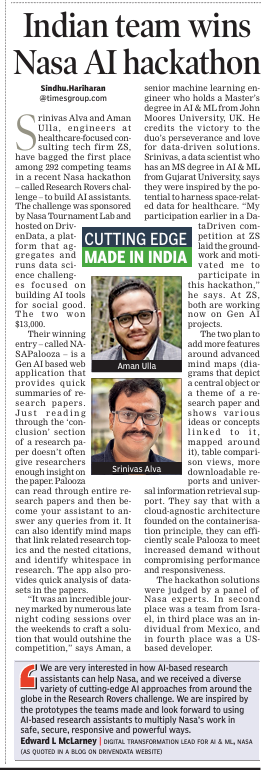 NASA Hackathon photo 1